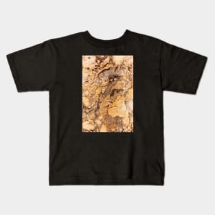 Ocean Eroded Rock Formation Kids T-Shirt